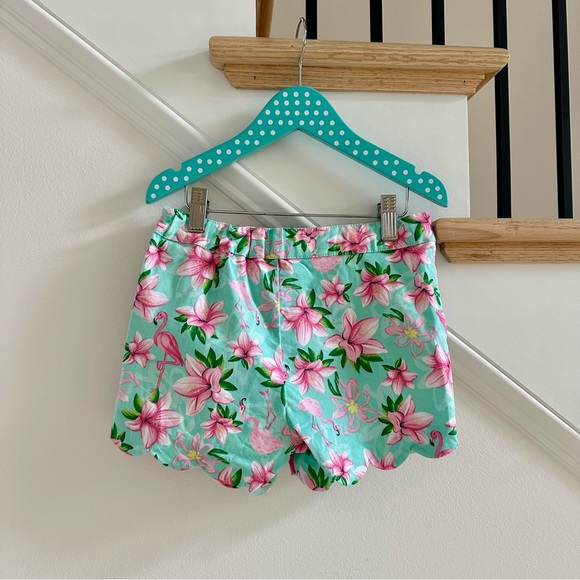 Crown & Ivy Girls Printed Scallop Shorts, Size 6 - Picture 4 of 8